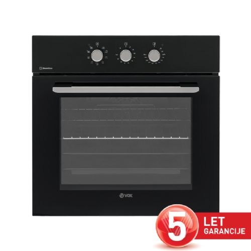 Vgradna pečica Vox SBM 6510B3D [A, 65 l, 9+3 prog., SteamBase, 3D Cook]