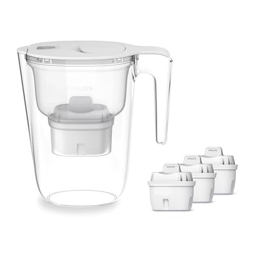 Pitcher with water filter Philips AWP2933WHT3/31, 2.6l, 0.3 L/min