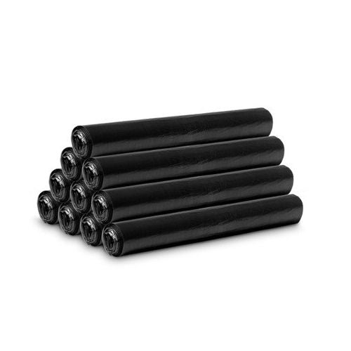 HSM garbage bags, 150 L, 80 × 120 cm, 20 pieces, black