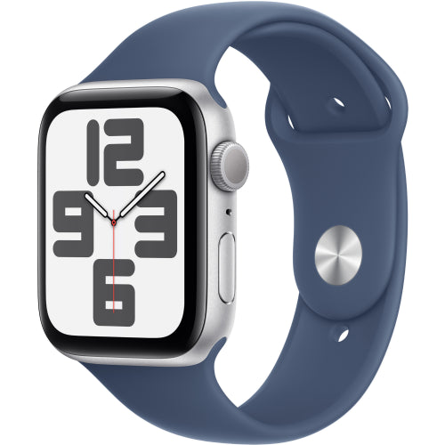 Pametna ura Apple Watch SE2 (2024) GPS 44mm Silver Aluminium Case with Sport Band M/L - Denim
