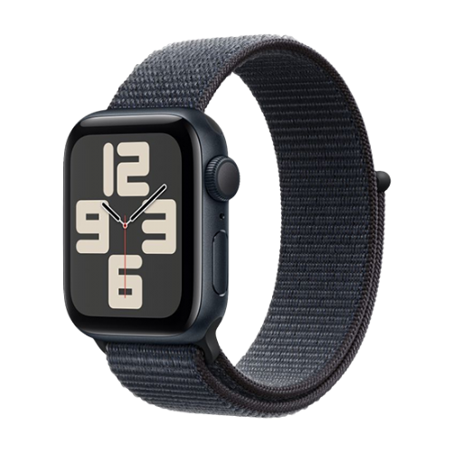 Pametna ura Apple Watch SE (2024) GPS 40mm Midnight Aluminium Case with Sport Loop - Midnight