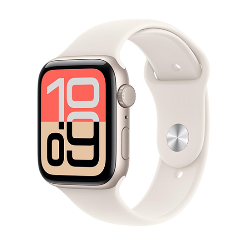 Pametna ura Apple Watch SE 3 (2025) GPS 44mm Starlight Aluminium Case with Sport Band S/M - Starlight