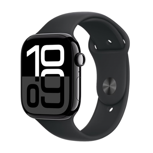 Watch Apple Watch Series 10 GPS 42mm Jet Black Aluminium Case with Sport Band M/L - Black 107lektli4mvs