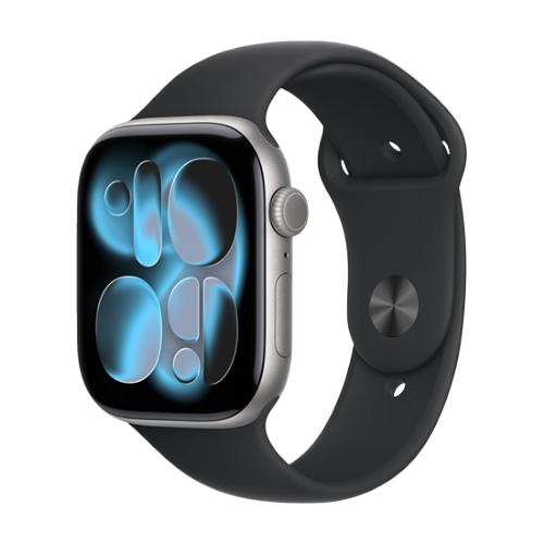 Pametna ura Apple Watch Series 11 (2025) GPS 46mm Space Grey Aluminium Case with Sport Band S/M - Črna