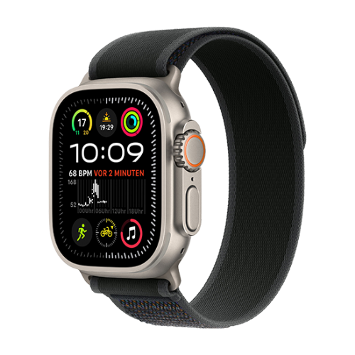 Watch Apple Watch Ultra 2 Black LTE 49mm Titanium Case with Trail Loop M/L - Black 107yh8cjdt359