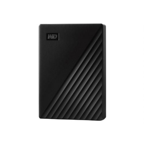 WD My Passport 5TB prenosni trdi disk (HDD), združljiv z USB 3.0 in USB 2.0, črna, maloprodajna embalaža