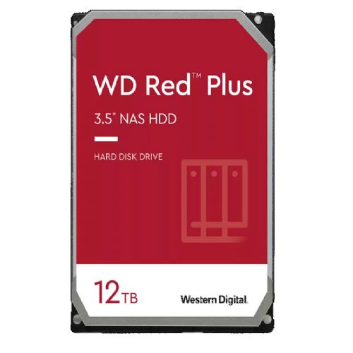 Vgradni HDD disk WD RED Plus 12TB 3,5" SATA3 256MB 7200rpm (WD120EFBX) za NAS