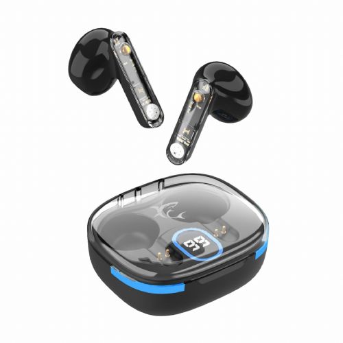 WHITE SHARK HYPERBEAT black bluetooth headphones with microphone GEB-TWS37