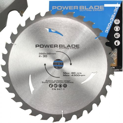 WIDIA cutting disc for wood - saw blade 30 teeth 350x32.0mm