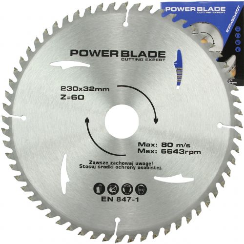 WIDIA cutting disc for wood - saw blade 60 teeth 230x32mm