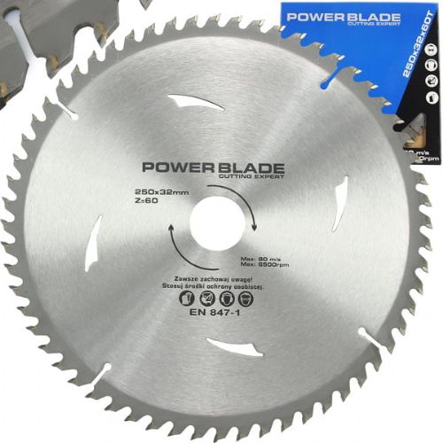 WIDIA cutting disc for wood - saw blade 60 teeth 250x32mm