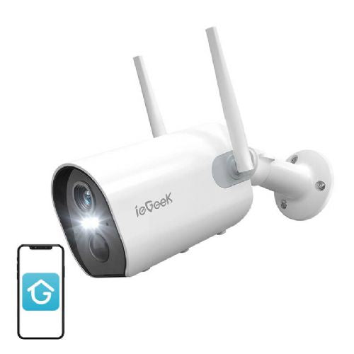 Brezžična WiFi zunanja kamera ieGeek ZS-GX2S bela 5200mAh