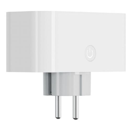 Woox R6153 Presa intelligente, Wi-Fi, doppia, CB2S, 2 in 1, monitoraggio energetico