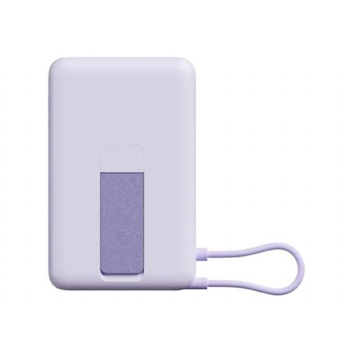 Xiaomi Magnetic Power Bank 10000mAh Built-in Cable, 33W, Magnetic Mount, Stand, Battery Indicator Purple