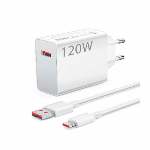 Xiaomi Turbo Charger MDY-14-EE 120W with Type C 6A cable - white (Blister)