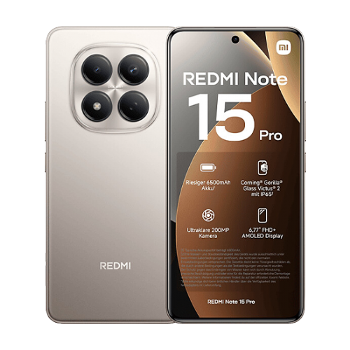 Pametni telefon Xiaomi Redmi Note 15 Pro 4G Dual Sim 8GB RAM 256GB Titanium