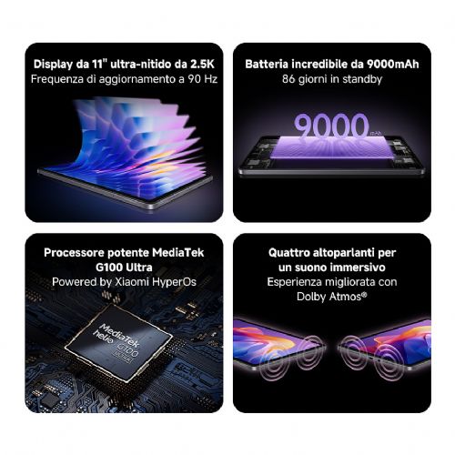 Xiaomi Redmi Pad 2 WiFi 4RAM 128GB grafitno siv