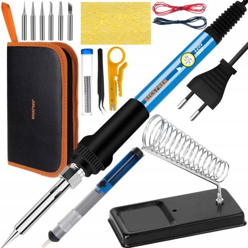 XL set 60W adjustable electric hand soldering iron up to 450°C in a bag