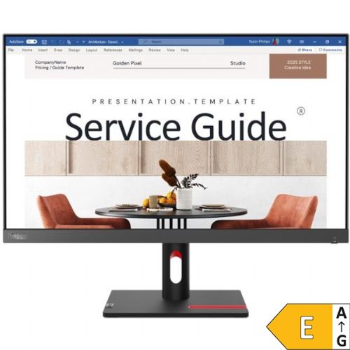 Monitor Lenovo ThinkVision S24i-30 23.8" FHD IPS 100Hz 4ms black