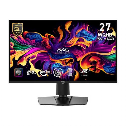 Monitor MSI MAG 274QP QD-OLED X24 68,58 cm (27")   WQHD 240Hz 0,03ms QD-OLED nastavljiv po višini črn