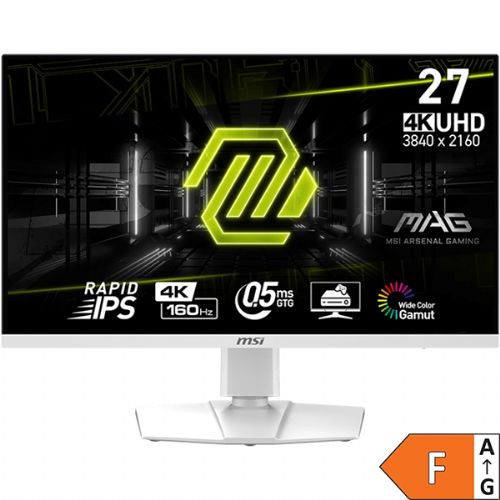 Monitor MSI MAG 274URFW (TBD), 27"/WQHD (2560 x 1440)/Rapid IPS/180 Hz/1 ms GtG/bel