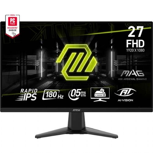 Monitor MSI MAG 275F 68,5 cm (27,0"), 1920 X 1080 (FHD), IPS, 250 cd/m2, 180Hz, 0,5ms GtG (črn)