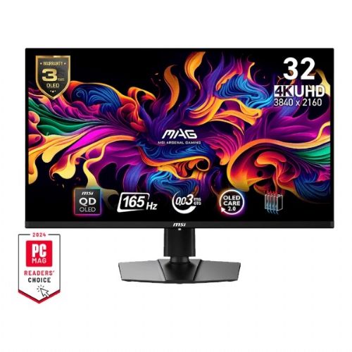 Zaslon MSI MAG 321UP QD-OLED 31.5" / UHD / 165Hz / 0,03ms (GTG) (črn) 31,5" / 3840x2160