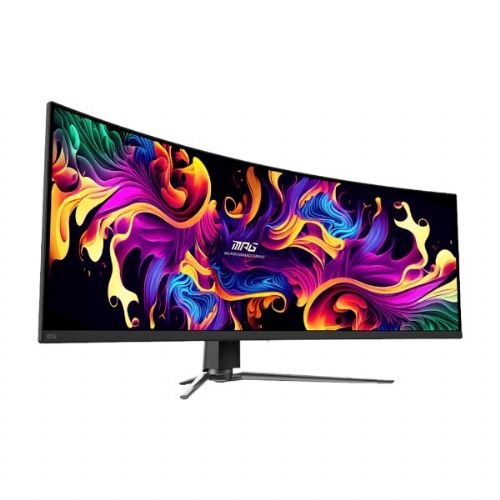 Monitor MSI MPG 491CQP 124,5 cm (49''), 5120 x 1440 (5K UHD), QD-OLED, 250 cd/m2, 144Hz, 0.03ms (GtG), ukrivljen (črn)
