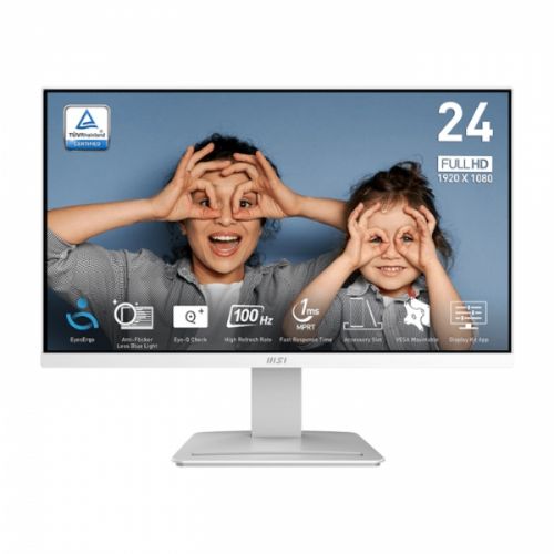 Monitor MSI PRO MP2412W / 23.8" / FHD / VA / 100Hz / 1ms (MPRT) / bel 60,5 cm