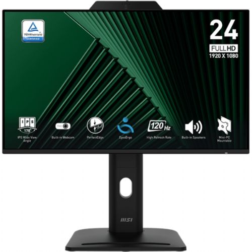 Monitor MSI PRO MP242PMG / 23.8" / FHD / IPS / 120Hz / 1ms (MPRT) / black - height adjustable 60.9 cm / 1920x1080