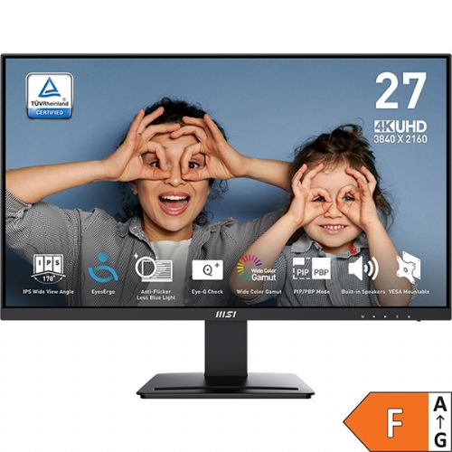 Monitor MSI PRO MP273U (68.5 cm) 27" / UHD / IPS / 60Hz / 4ms (GtG) / black / 3840x2160