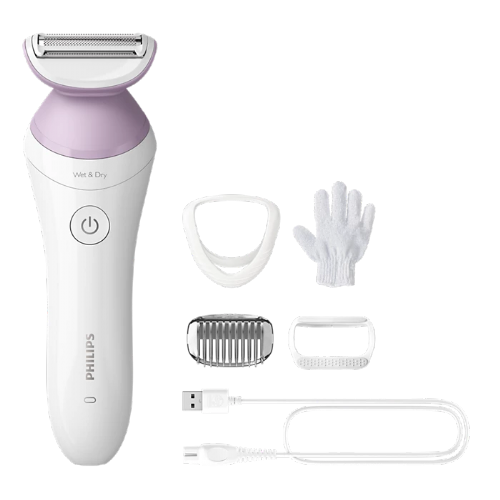 Ženski brivnik Philips  serije 6000 BRL136/00 (bel)
