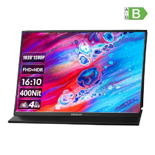 Monitor Zeuslap Z14 Lite 14", WUXGA, IPS, 100% sRGB, USB-C, portable