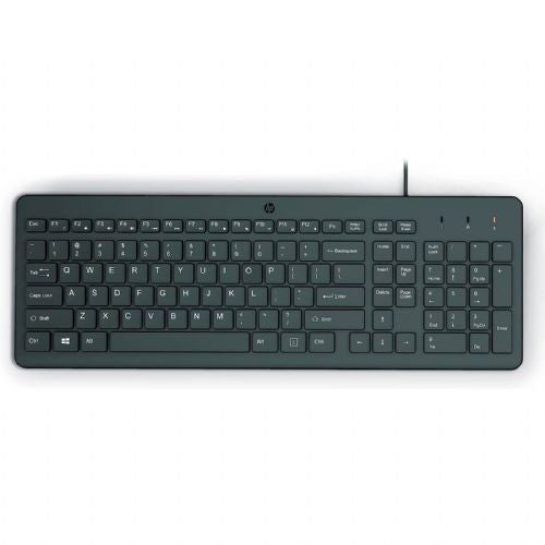 Žična tipkovnica HP 150 črne barve 664R5AA#BED