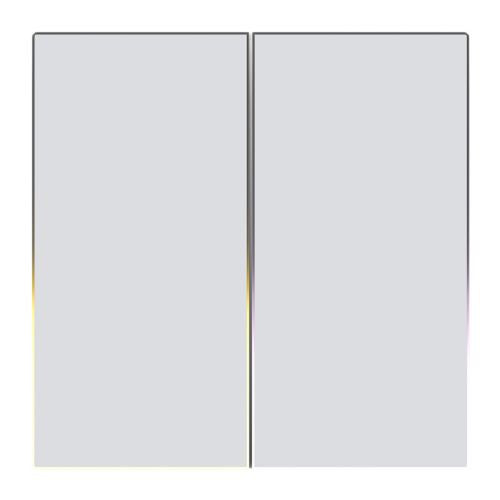 Stikalo na dotik dvojno ZigBee Avatto TS60-EU-W2  TUYA (belo).