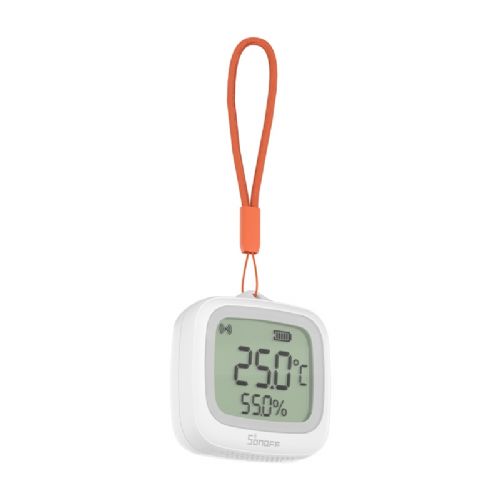 ZigBee LCD senzor temperature in vlažnosti Sonoff SNZB-02WD, IP65, ±0,2 °C natančnost, 2,2" zaslon, bele barve