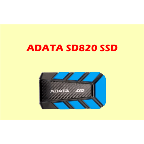 SSD esterno Adata SD820 1 TB, SSD esterno (nero/grigio, USB-C 3.2 Gen 2 (10 Gbit/s))