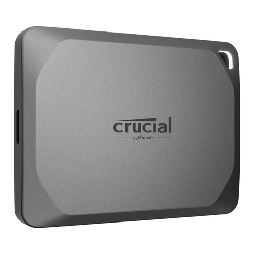 Zunanji SSD Crucial X9 Pro Portable, 1 TB, USB-C 3.2 (10 Gbit/s), branje 1050 MB/s, pisanje 975 Mb/s, aluminij