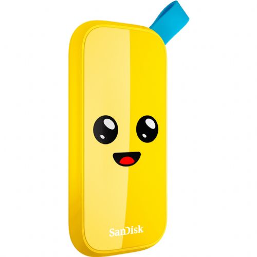 Zunanji SSD SanDisk Fortnite Portable SSD - Peely Edition 2 TB (rumen, USB-C 3.2 Gen 2 (10 Gbit/s))