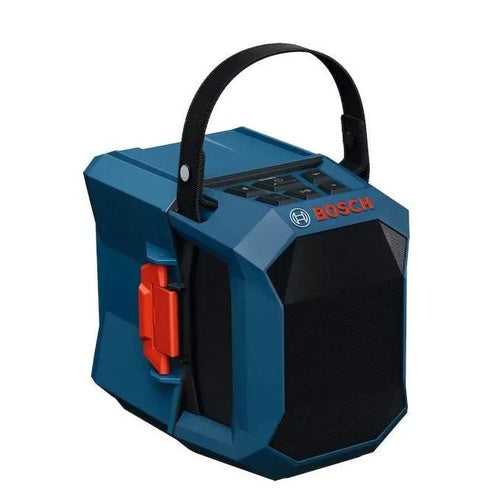 Bosch GPB 18V-1 C speaker with battery cover (blue/black, Bluetooth, USB-C, without battery and charger)